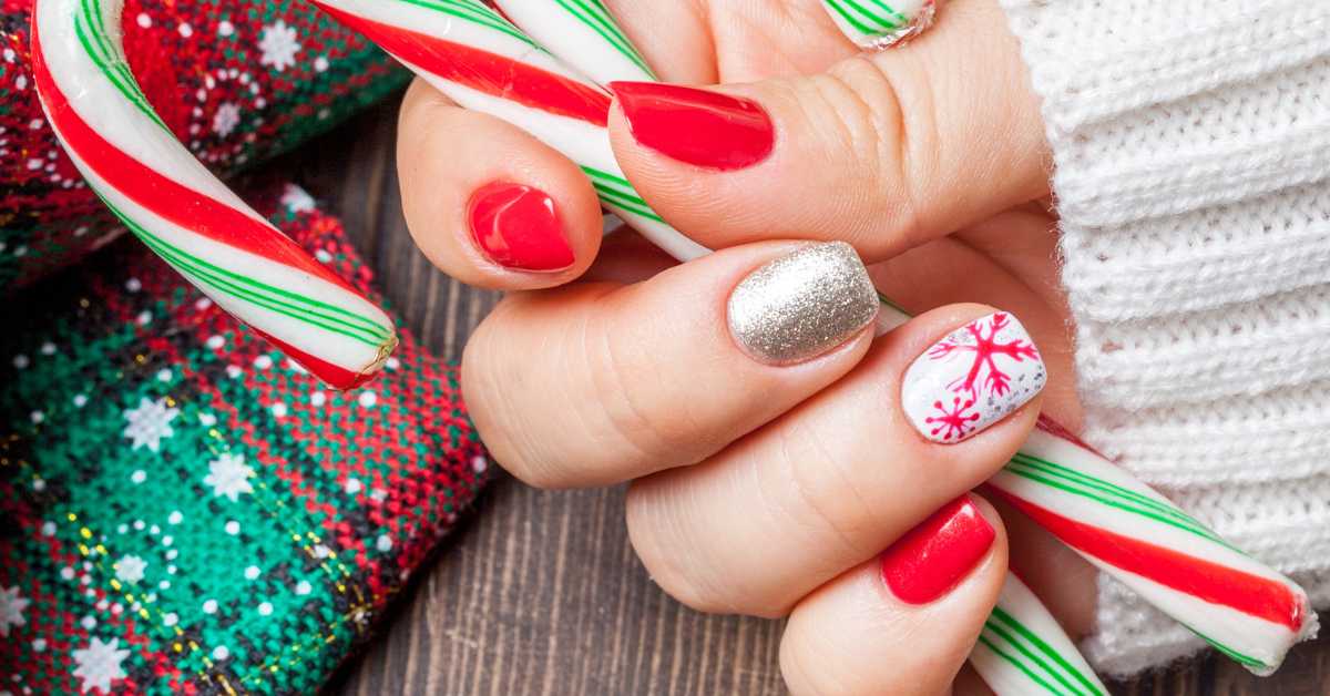 unghie per natale