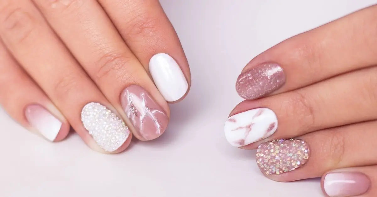 nail art con polvere acrilica